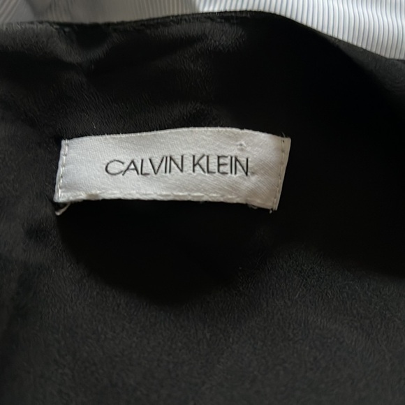 Calvin Klein black pull over casual relaxed poet sleeves top blouse Sz L - Picture 9 of 9